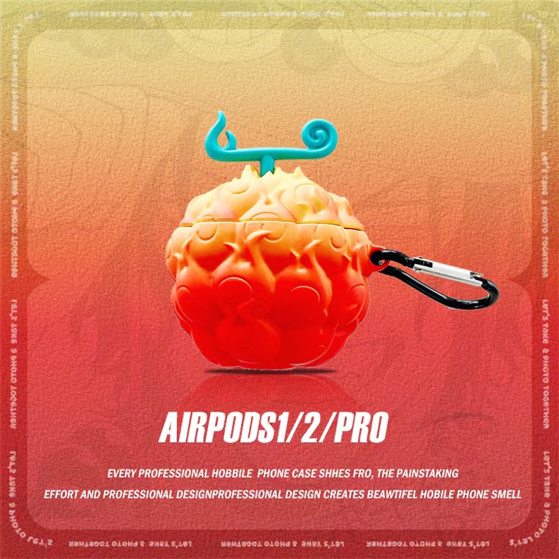 จัดส่งภายใน24ชั่วโมง เคส Airpod 3 ผลไม้ปีศาจ แฟชั่น วัสดุ เคสซิลิโคน Case Airpod pro4 Airpod 1 gen2 soft case