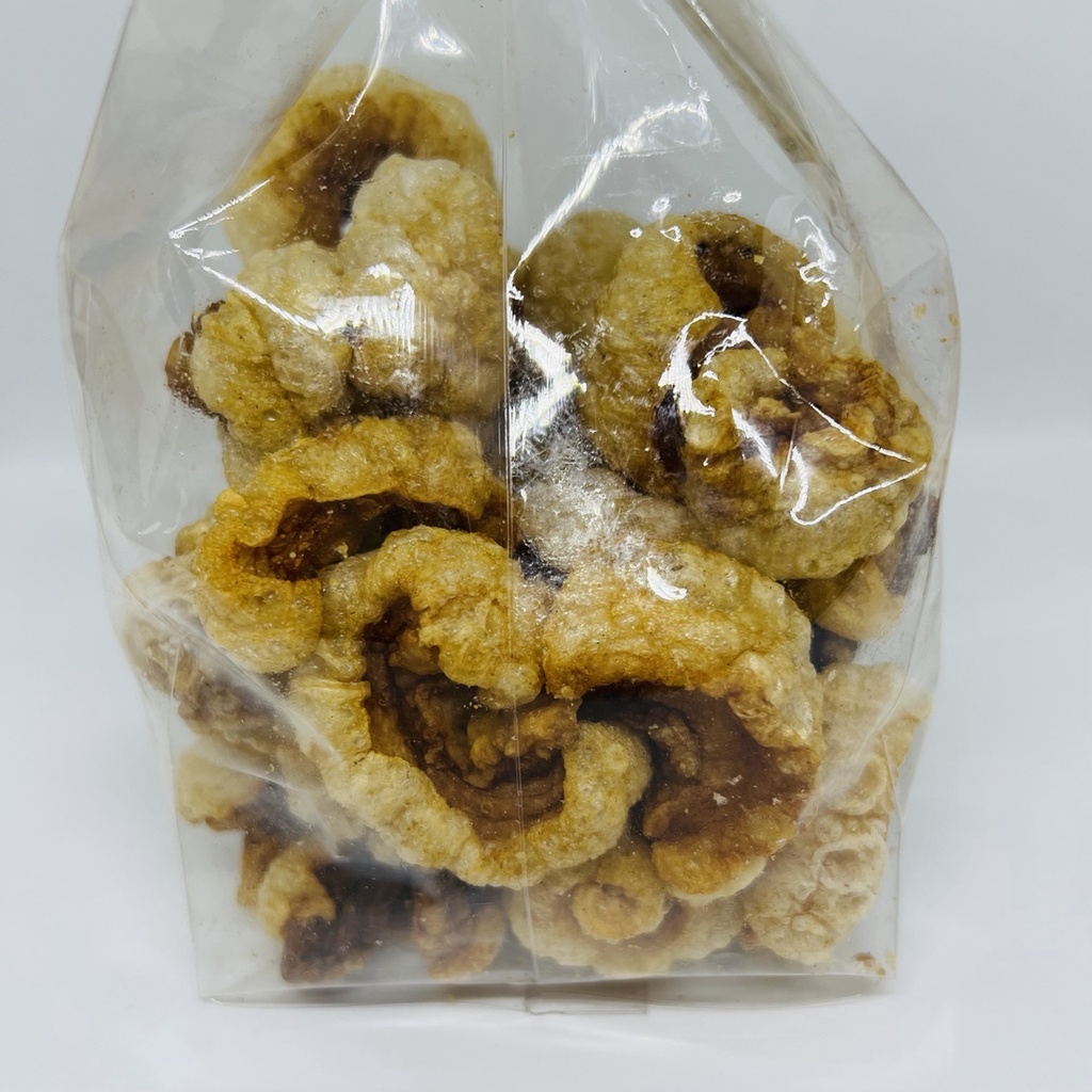 แคบหมู ติดมัน ชิ้นใหญ่ อัมพร ขนาด 200 กรัม  แคบหมูติดมัน แคปหมูติดมัน  เจ้าเก่าตลาดต้นพยอม ทอดใหม่ทุกวัน กรอบ อร่อย - รูปที่ 2