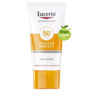 Eucerin Sun Cream Sensitive Protect SPF50+ 50ml ยูเซอริน ซัน กันแดด ครีมกันแดด กันแดดสำหรับผิวหน้า กันแดดยูเซอริน