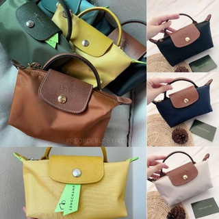 (ผ่อน0%)10เดือน🚩กดเลย พร้อมส่งLongchamp Pouch w/handle แท้100%