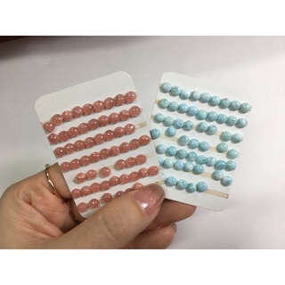 พลอยแท้ 5 mm LARIMAR , RHODOCHROSITE ขายเป็นเม็ด