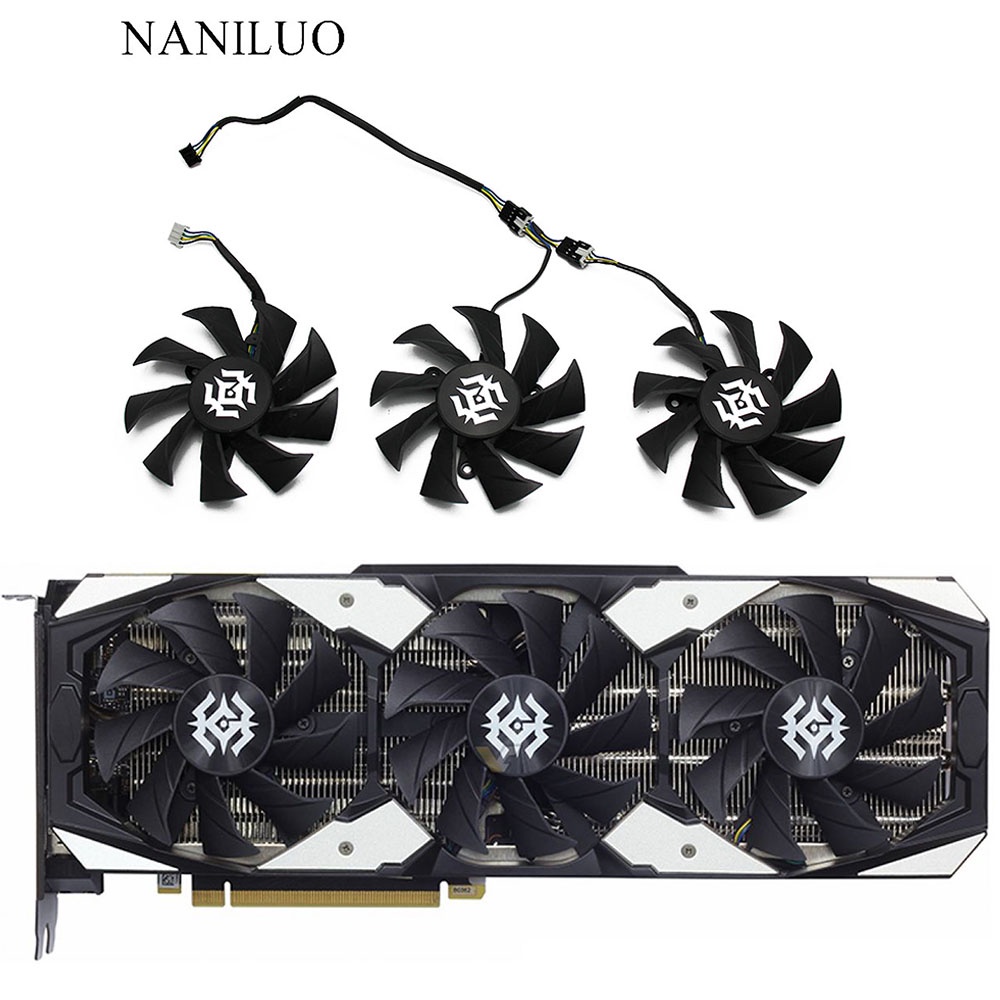 GA92S2H RTX2070 RTX2080 Ti RTX2080 GPU Cooler ทางเลือกพัดลมการ์ดกราฟิกสําหรับ ZOTAC RTX 2080Ti/2080 