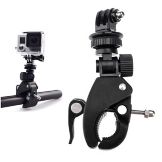 Gopro Insta360 OSMO Xiaomi Bike Handle Bar Camera Mount + Tripod Adapter