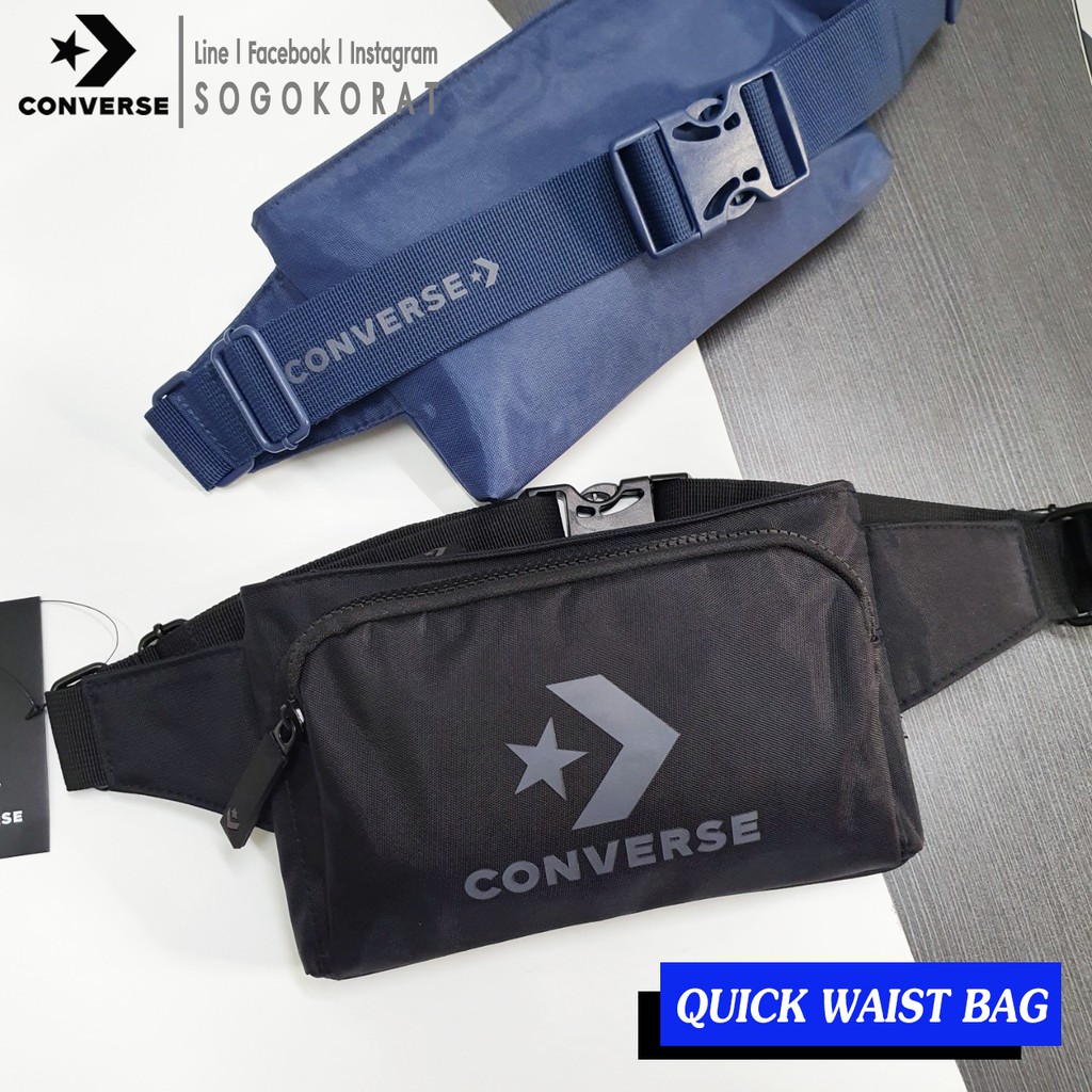 กระเป๋าคาดเอว/คาดอก Converse รุ่น quick waist bag ของแท้