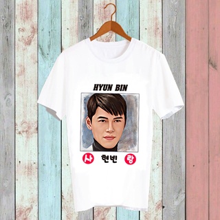 เสื้อยืดดารา เสื้อยืด Fanmade เสื้อแฟนเมด เสื้อยืดคำพูด เสื้อแฟนคลับ ศิลปินเกาหลี FCB40-11 ฮยอนบิน Hyun Bin