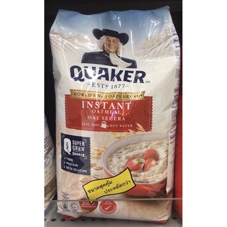 เควกเกอร์ข้าวโอ๊ตสุกเร็ว 1กิโลกรัม Quaker Quick Cooking Oat 1kg