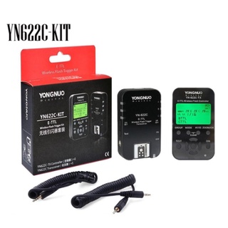 YONGNUO YN622C-KIT Wireless E-TTL Trigger with LED Screen for Canon ทิกเกอร์ (ตัวรับ+ตัวส่ง) ออโต้