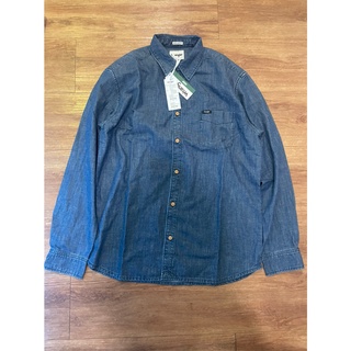 DK indigo wrangler regular TP Size XL สีฟ้า hemp ยีนส์ มือ1