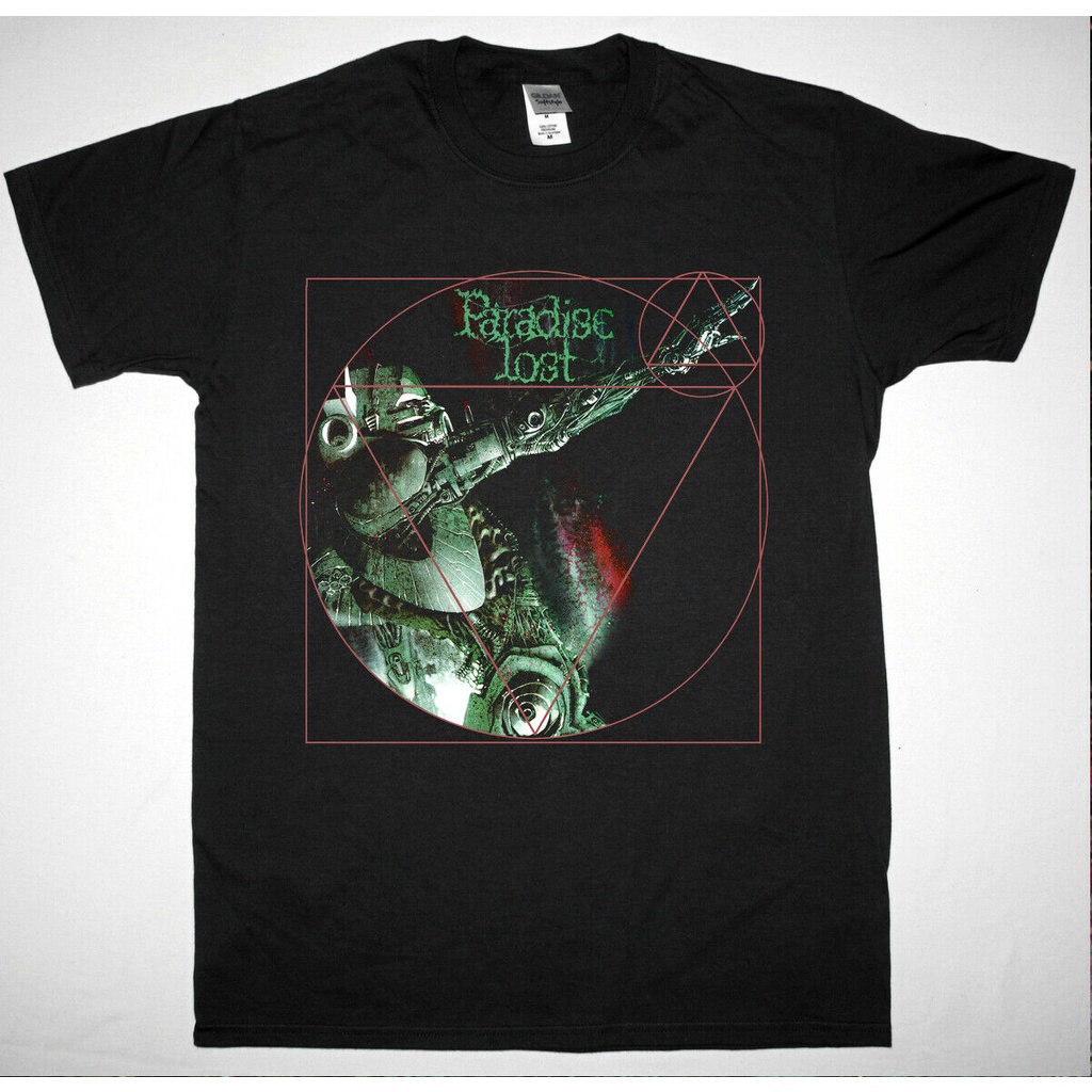 tshirtเสื้อยืดคอกลมฤดูร้อนเสื้อยืด พิมพ์ลาย Doom Gothic Metal สีดํา สําหรับผู้ชาย Paradise Lost Paradise 1990 690925Sto4
