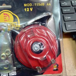 แตรหอยโข่ง 12V สำหรับรถทุกประเภท (แดง)ราคาต่อหนึ่งตัว