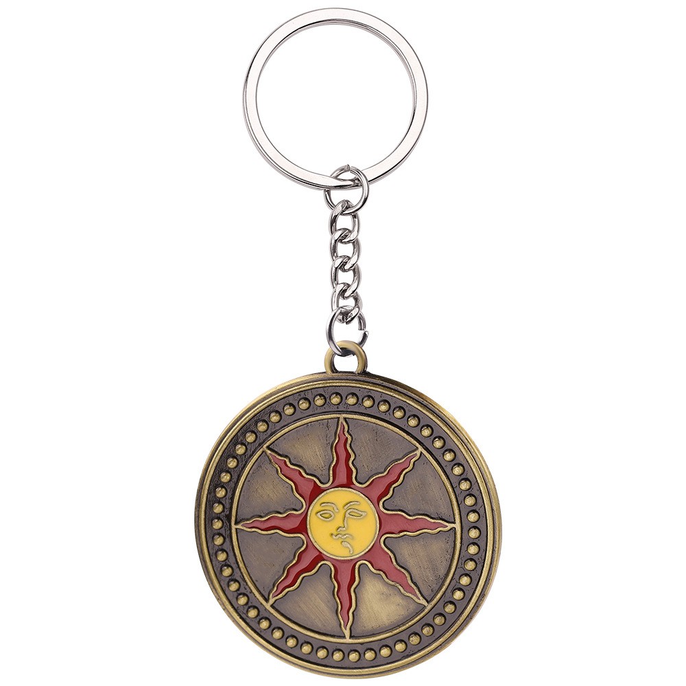 Dark Soul 3 Sun Knight Shield พวงกุญแจโลหะผสม