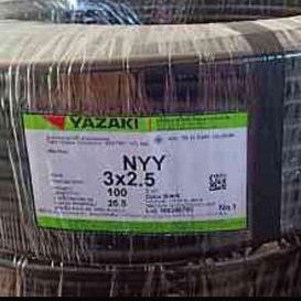 สายไฟ NYY 3 x 2.5 sq.mm. ยาซากิ YAZAKI 100 เมตร