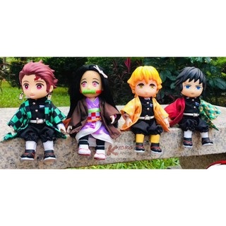 Figure Model ตุ๊กตาดัดท่าทางได้ ดาบพิฆาตอสูร Anime kimetsu no yaiba tanjiro เซ็นนิตสึ กิยู ทันจิโร่ เนสึโกะ อนิเมะ