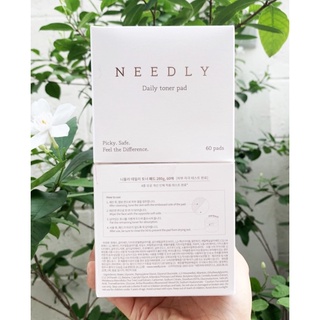 แผ่นเช็ดทำความสะอาดผิวหน้า NEEDLY DAILY TONER PAD (จำนวน 60 แผ่น)