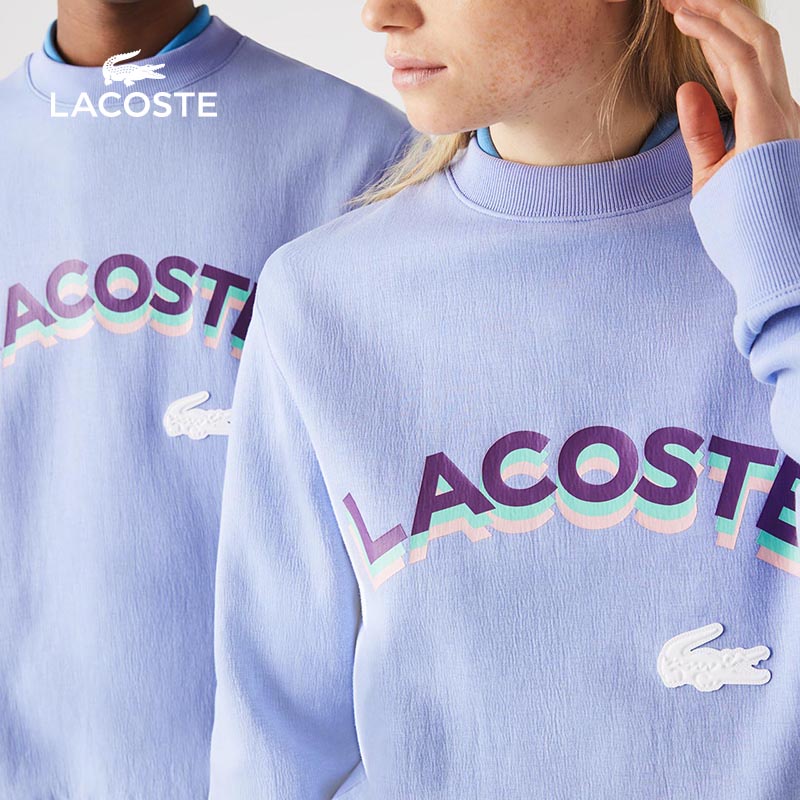 ﺴ┅LACOSTE French crocodile couple dress men's and women's 21 spring new sports printed bathroom men's | SH9197 #3