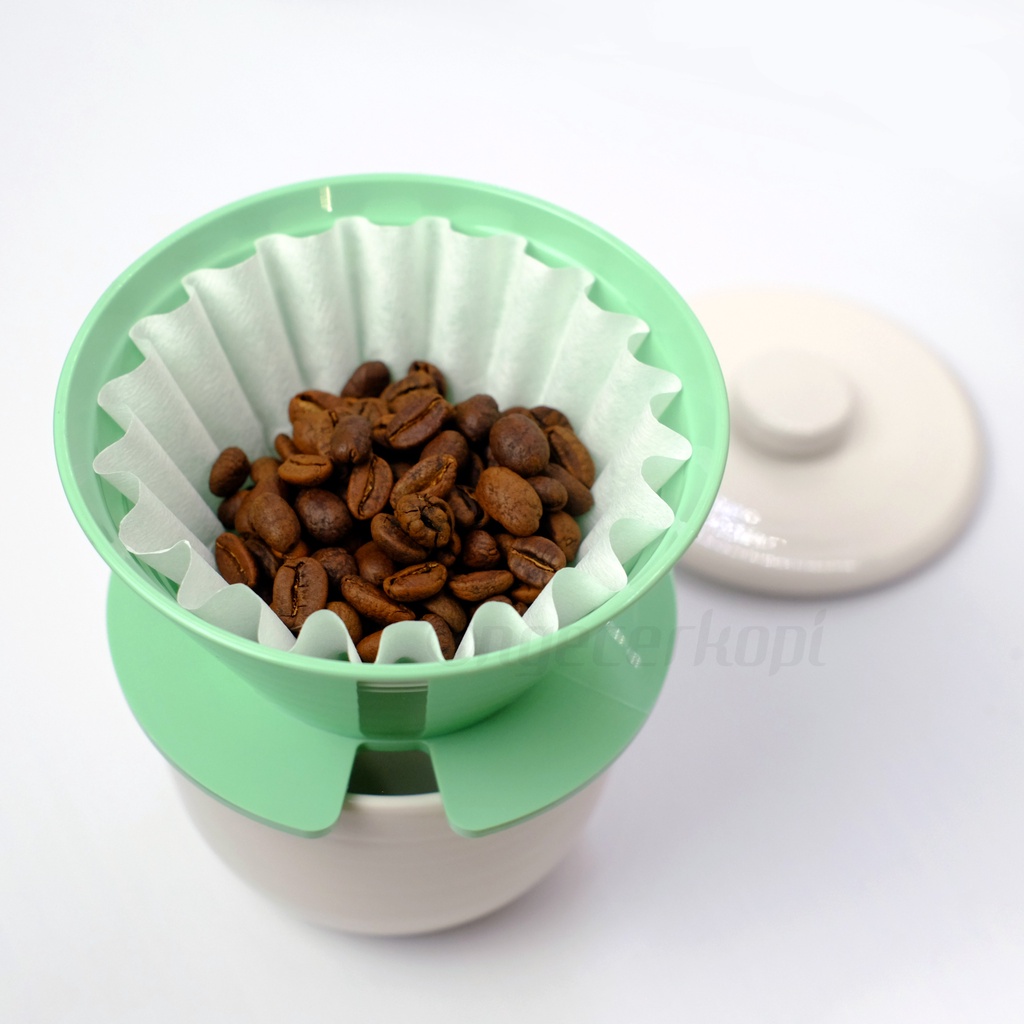 April Light Green Coffee Dripper - เครื่องมือกาแฟ