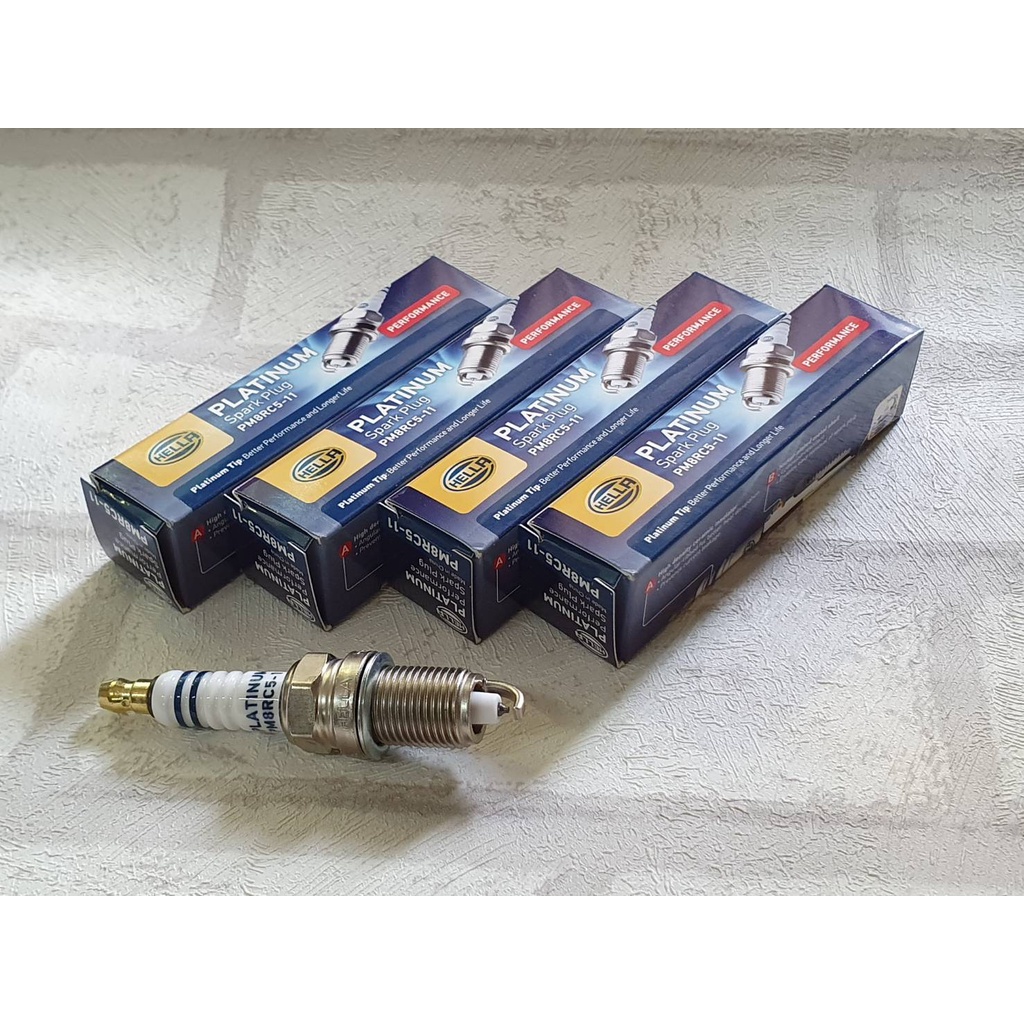 หัวเทียน Honda Jazz GK ( 2014 - ) รุ่น 1.5 ชุด 4 หัว ชนิดแพลทตินัม / Platinum Type Spark Plug Hella 