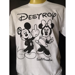 เสื้อวงนำเข้า Destroy Seditionaries Vivienne Sex Pistols London Punk Rock Anti-Hero Style Vintage T-Shirt