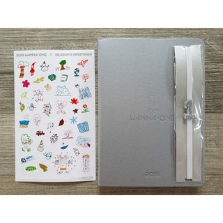 ไดอารี่ แพลนเนอร์ WANNA ONE 2019 Seasons Greetings Diary Planner Scheduler แดเนียล มินฮยอน ควานลิน ซองอู จีฮุน อูจิน