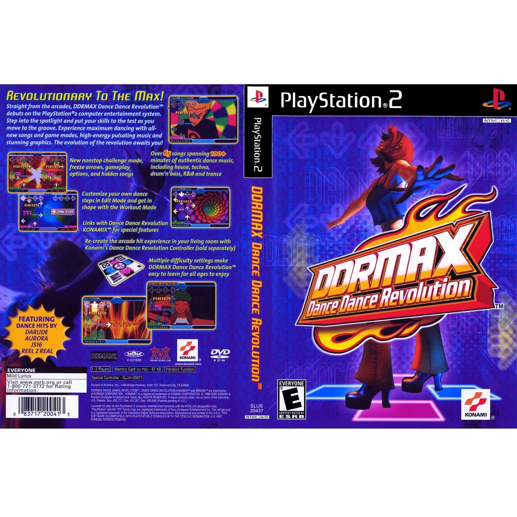 เกมส์ DDRMAX Dance Dance Revolution (PS2) สำหรับเครื่องที่แปลงระบบแล้วเท่านั้น