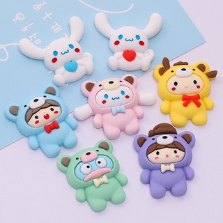 แผ่นกาวเรซิ่น ลายการ์ตูน Sanrio diy สําหรับติดตกแต่งรองเท้า