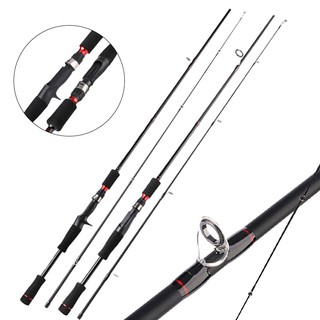 1.8 ม เบ็ดตกปลาสองส่วนเบาพิเศษ.หล่อคาร์บอนไฟเบอร์ 2.1 ม. คัน…