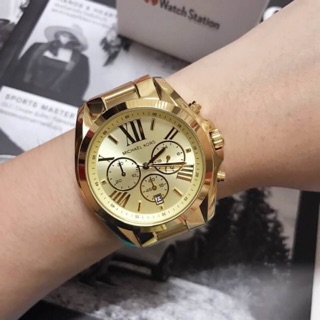 MK5798 หน้าปัด36มิล สีทองสวยใส่ได้ทุกวัยค่ะ