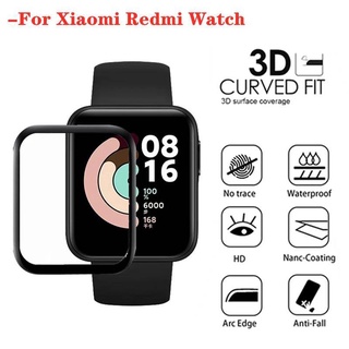 ฟิล์มกันรอยหน้าจอ HD ขอบโค้ง 3D สําหรับ Xiaomi Watch S1 Active ColorSport POCO Watch Soft Full Cover Screen Protector for Redmi Watch 2 Lite BLUE LIGHT Protective film