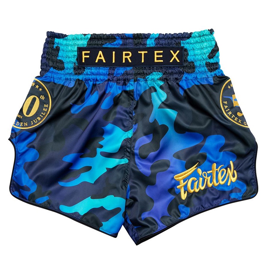กางเกงมวย BS1916 Fairtex Muay Thai Shorts - Golden Jubilee "LUSTER"