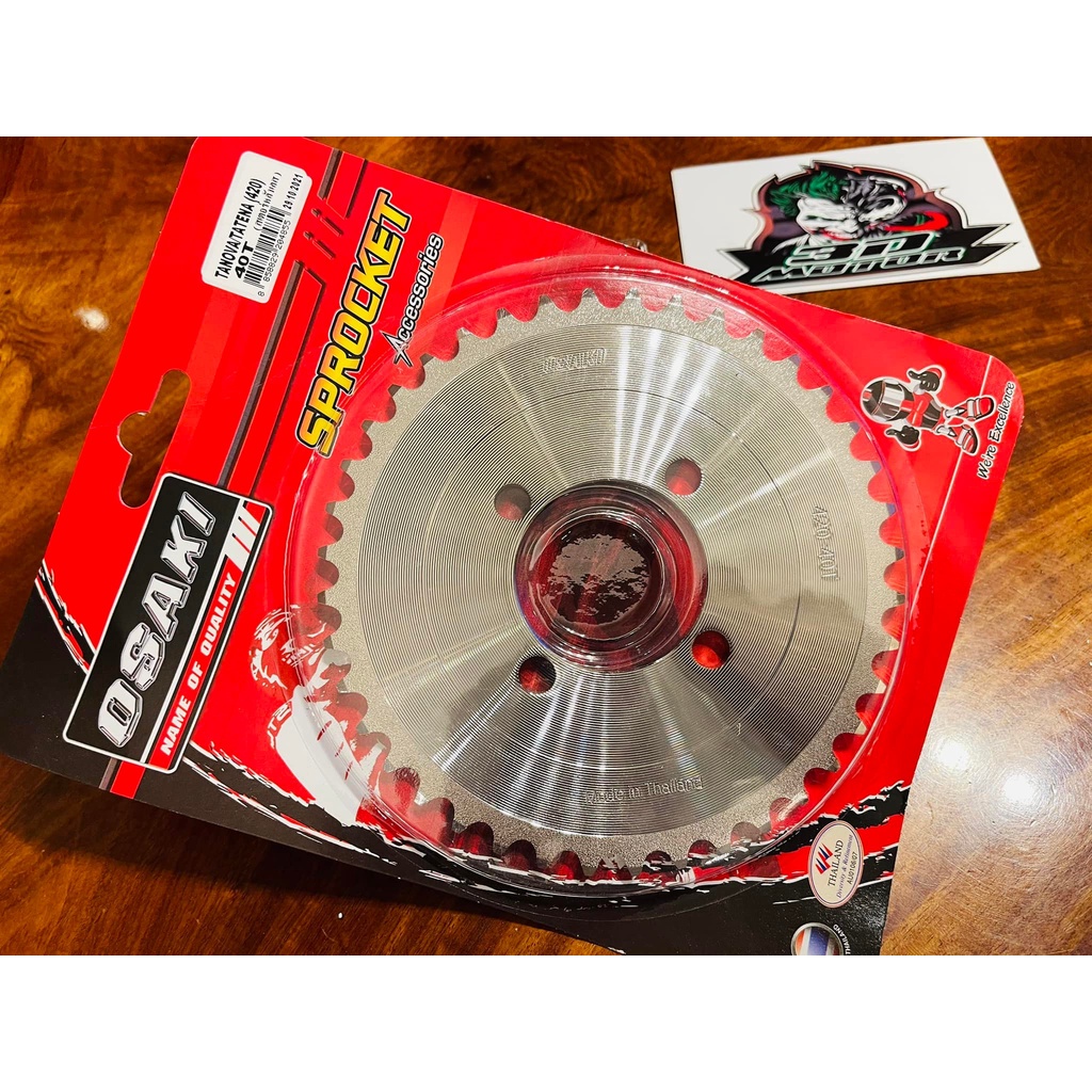 OSAKI สเตอร์กลึง NOVA TENA 40 ฟัน 420 สเตอร์หลัง เลส DASH LS BEAT SONIC สเตอร์เลส OSAKI แท้