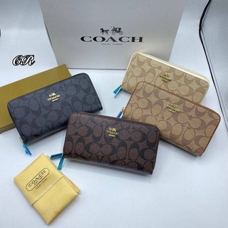 🔥🔥 coach 7.5” รุ่น 2ซิบ กระเป๋าตังค์ กระเป๋าเงิน หนังอย่างดีงานสวยเป๊ะมาก 🔥🔥