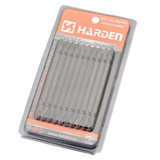 ดอกไขควงลม S2 10 ชิ้นหัวไขควงแฉก  HARDEN  550604🏳‍🌈👍