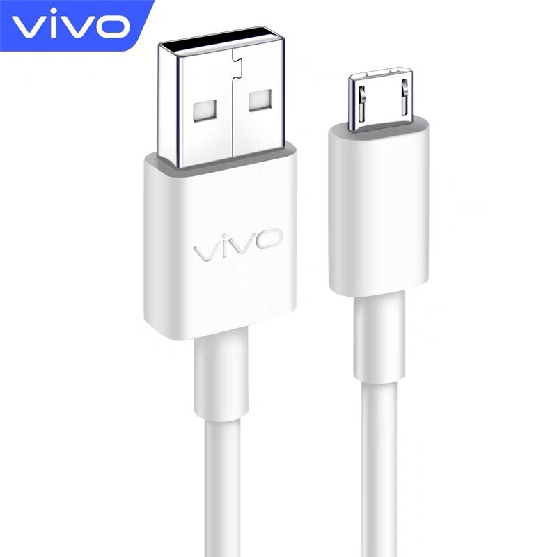 สายชาร์จ รุ่นใหม่ ViVO 2A แท้ รองรับเช่น VIVO Y11 Y12 Y15 Y17 V9 V7+ V7 V5Plus V5 V3 Y85 Y81 Y71 ของแท้ 100% MICRO USB