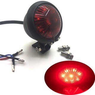 ไฟท้ายรถจักรยานยนต์ LED อลูมิเนียม สไตล์วินเทจ สําหรับ Cafe Racer Honda Yamaha Ducati จํานวน 1 ชิ้น