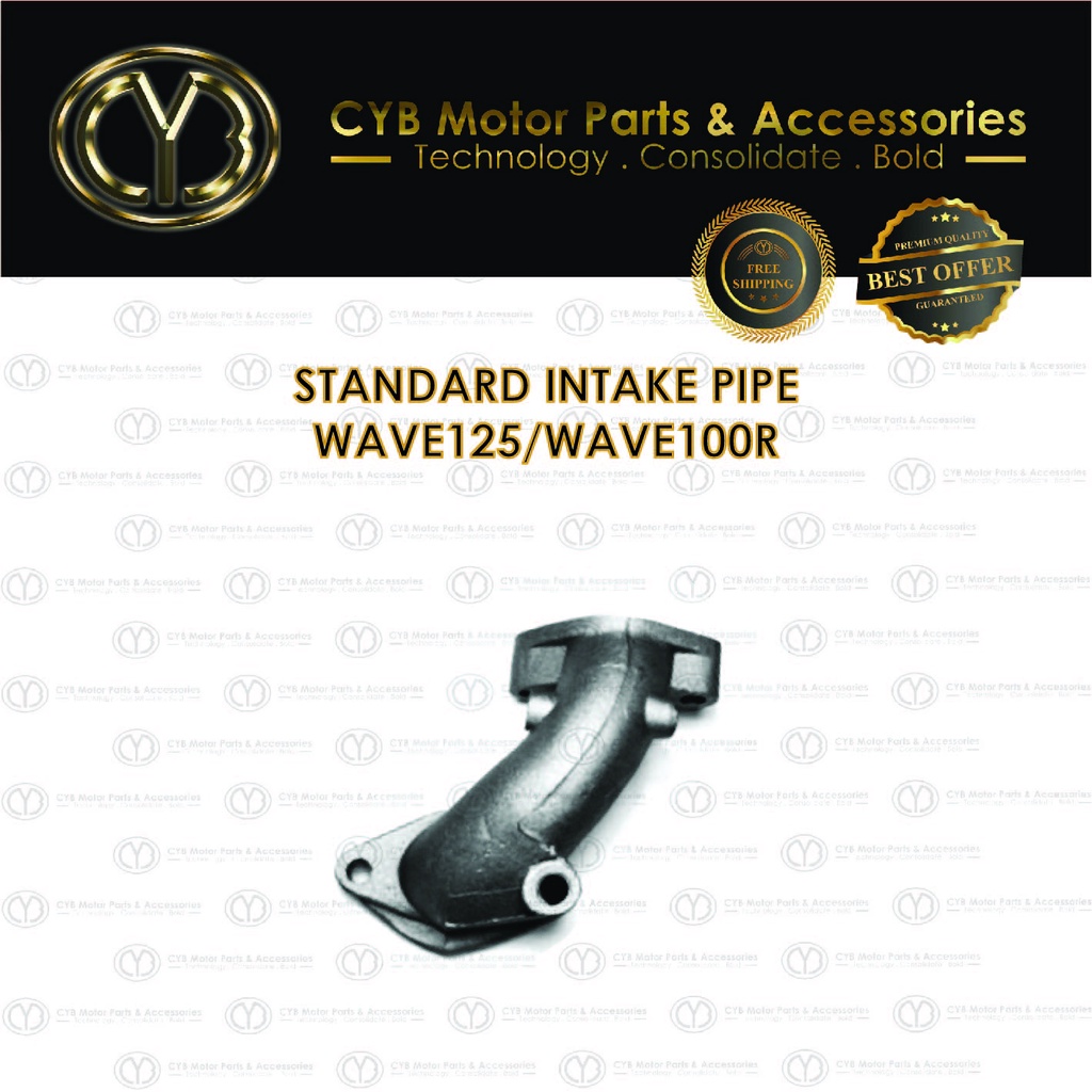 ท่อไอดี HONDA WAVE125 WAVE100R ท่อถอดข้อต่อคาร์บูเรเตอร์ WAVE100 R CYB