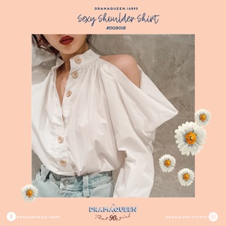 [ พร้อมส่ง ] 🌼 Sexy Shoulder Top ~ DramaQUEEN1689s 🌼