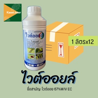 ไวต์ออย (Aliphatic) 1 ลิตร (ยกลัง 12 ขวด)