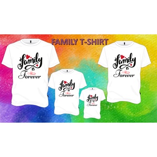 เสื้อยืดfamily t-shirt FAMILY IS FOREVER UNISEX sold per pcs