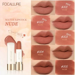 Focallure #Jasminemeetsrose ลิปสติก เนื้อแมตต์ นิ่ม กันน้ํา น้ําหนักเบา