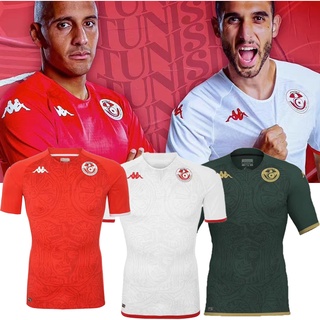 เสื้อกีฬาฟุตบอล Tunisia home away two World Cup สําหรับผู้ชาย