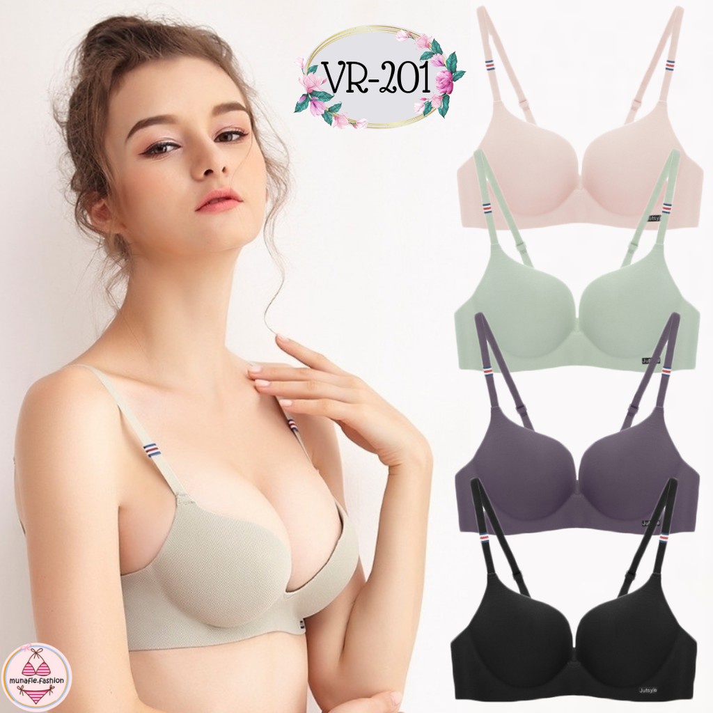 dc 🔥ลดราคา🔥 VR-201 ชุดชั้นใน บราไร้ขอบ เสื้อใน (munafie.fashion)