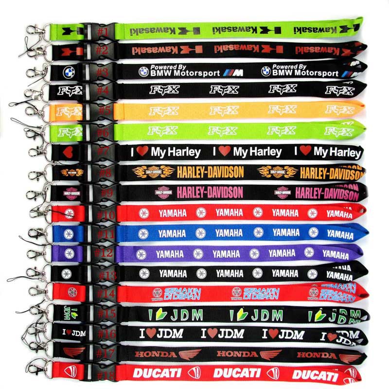 สายคล้องคอ สำหรับโทรศัพท์มือถือ พวงกุญแจ Bmw/Yamaha/Harley/Ducati/Jdm