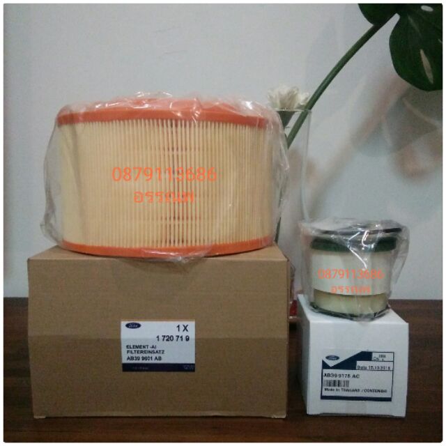 กรองเชื้อเพลิง+กรองอากาศ Ford rangerT6/,Mazda bt50-pro