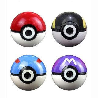 (2 ชิ้น) พวงกุญแจโปเกบอล มีไฟฉายภาพได้ Pokeball