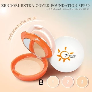 แป้งพัฟ เซนโดริ ออยล์-ฟรี/ เอ็กซ์ตร้า/ ออร่าไวท์ ฟาวน์เดชั่น Zendori oil-free/Extra/Aura White Found