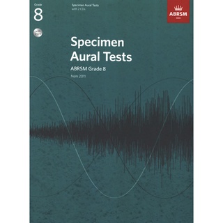 ABRSM Specimen Aural Tests 8 with CD from 2011(9781848492608)