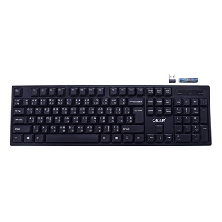 OKER WIRELESS KEYBOARD WIRELESS CONVENIENCE COMPACT DESIGN K-290