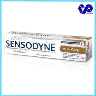 Sensodyne เซ็นโซดายน์ ยาสีฟัน สูตรมัลติแคร์ ลดการสะสมของคราบพลัค 160 กรัม