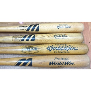 Uesd Mizuno Baseball bat ไม้ตีเบสบอลแบบทำจากไม้แท้ๆ