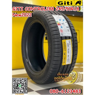 ยางGiti Control G288 245/50R18 ยางใหม่ปี2022 จัดส่งฟรี  จุ๊บลมใหม่ฟรี